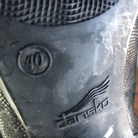 Dansko Bonnie Brown Animal Print Patent Leather Mary Jane Heels SZ‎ 40 US 9.5-10 - Picture 11 of 11